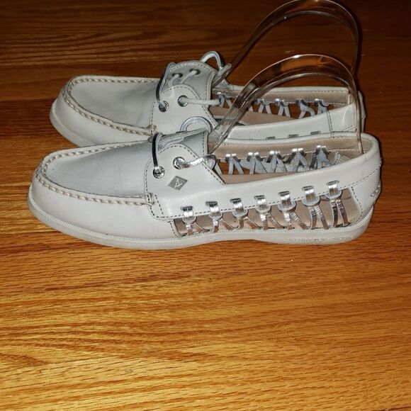 Sperry silver boat shoes - Picture 3 of 8